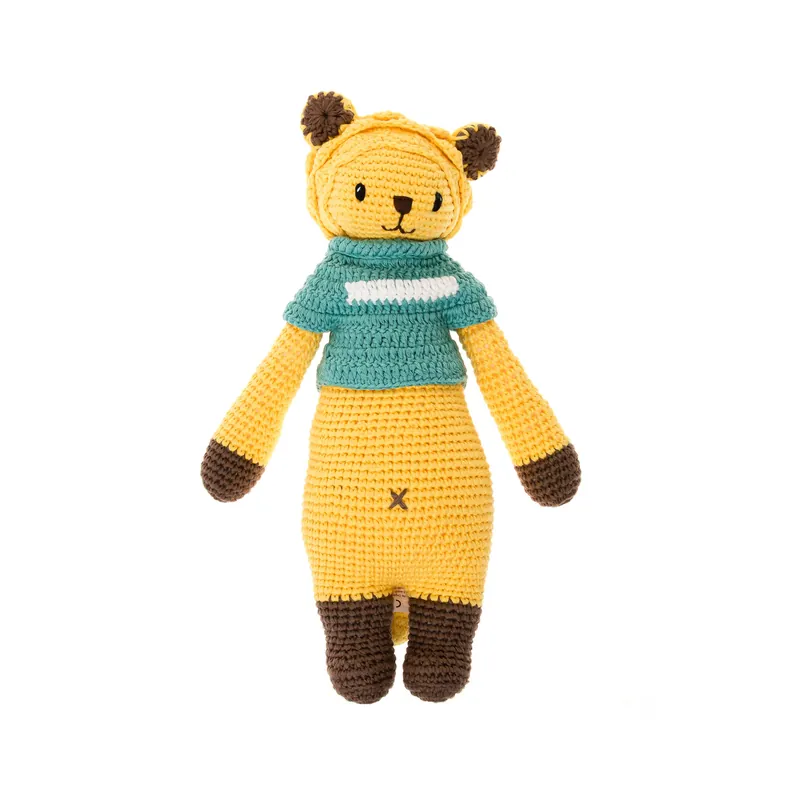 Handmade Crochet Doll Leo Standing