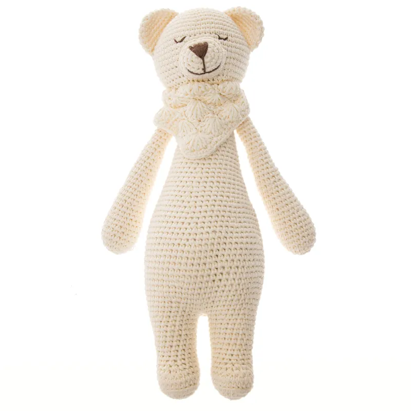 Handmade Crochet Doll Platinum Bobbie the Softie