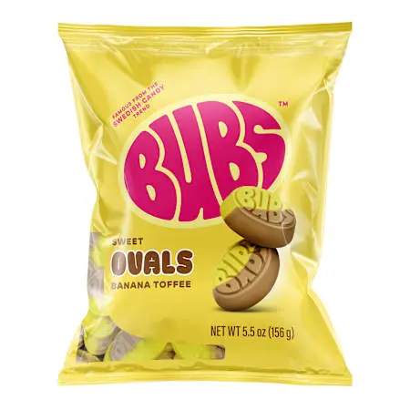 BUBS Sweet Ovals Banana Toffee 5.5 oz