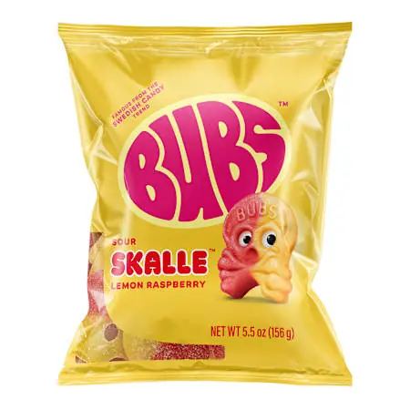 BUBS Sour Skalle Lemon Raspberry 5.5oz