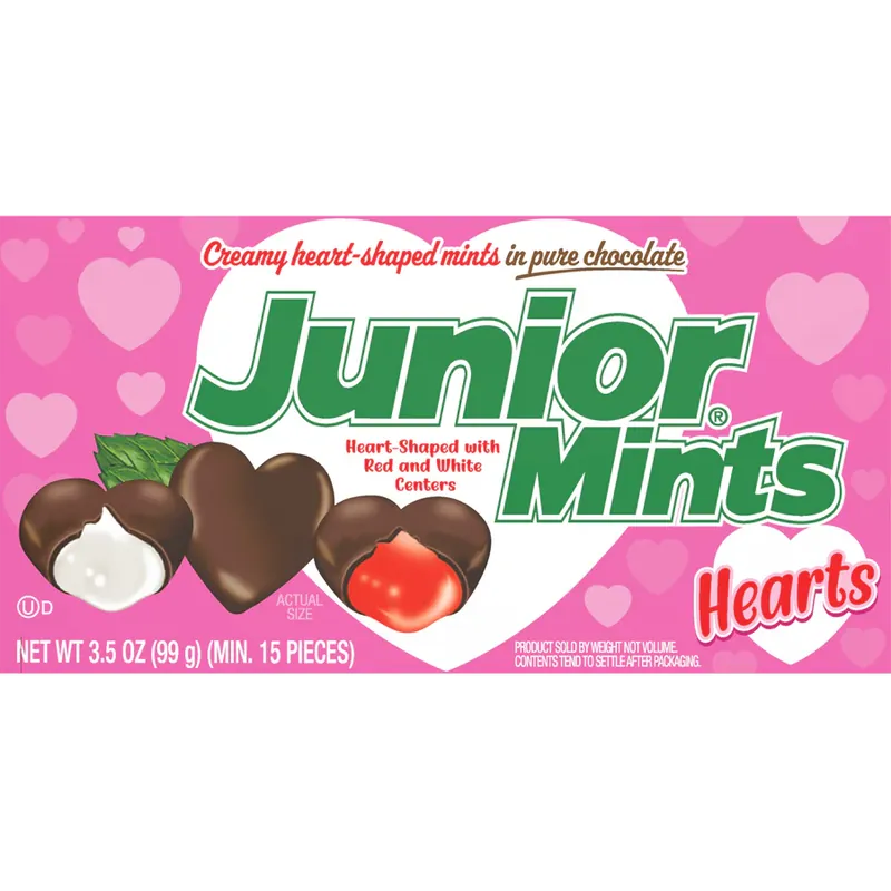 Junior Mints Valentine Hearts 3.5oz