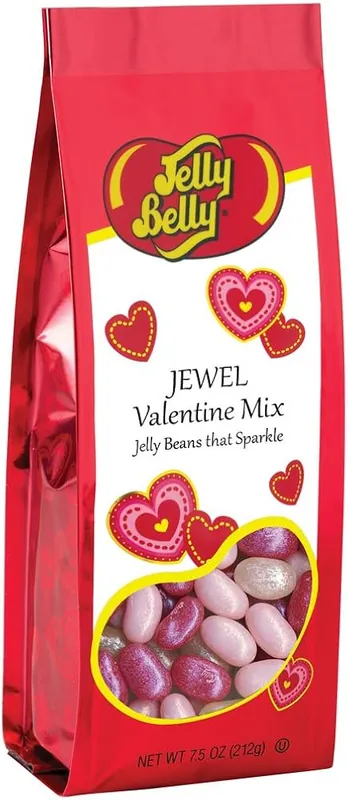 Jelly Belly Valentine‘s Jewel Mix- 7.5oz Gift Bag