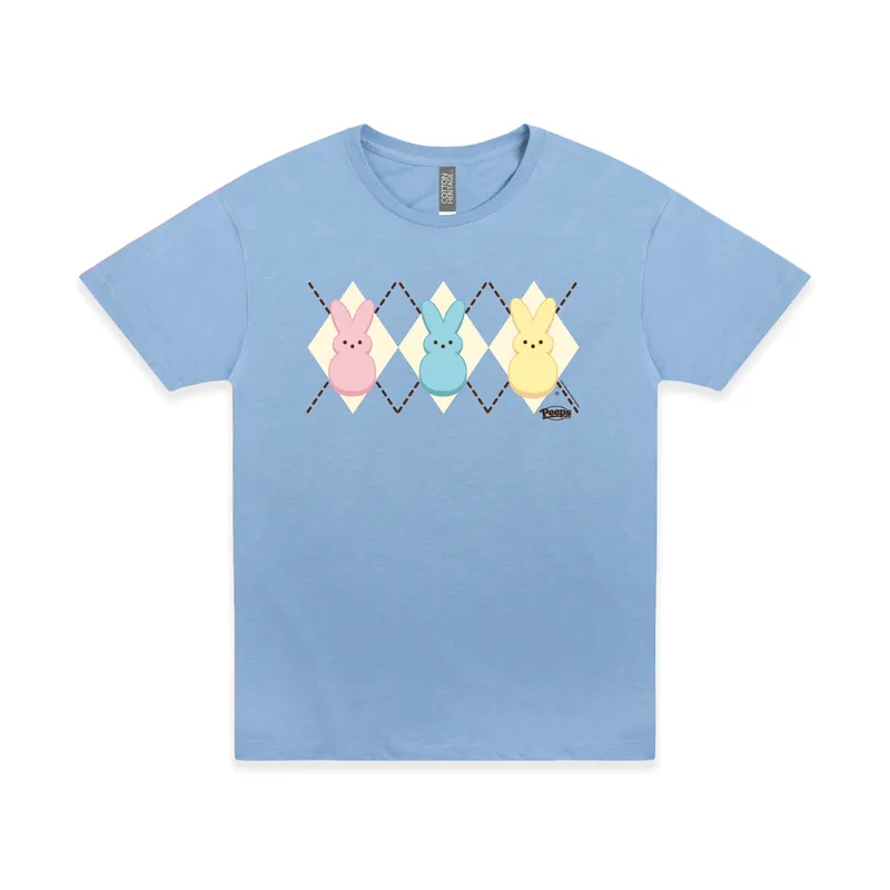 PEEPS® Pastel Argyle Tee