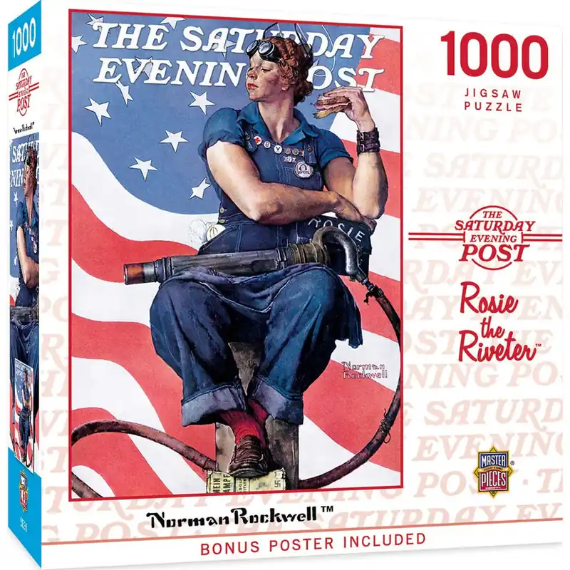 Rosie the Riveter- 1,000 Piece Jigsaw Puzzle