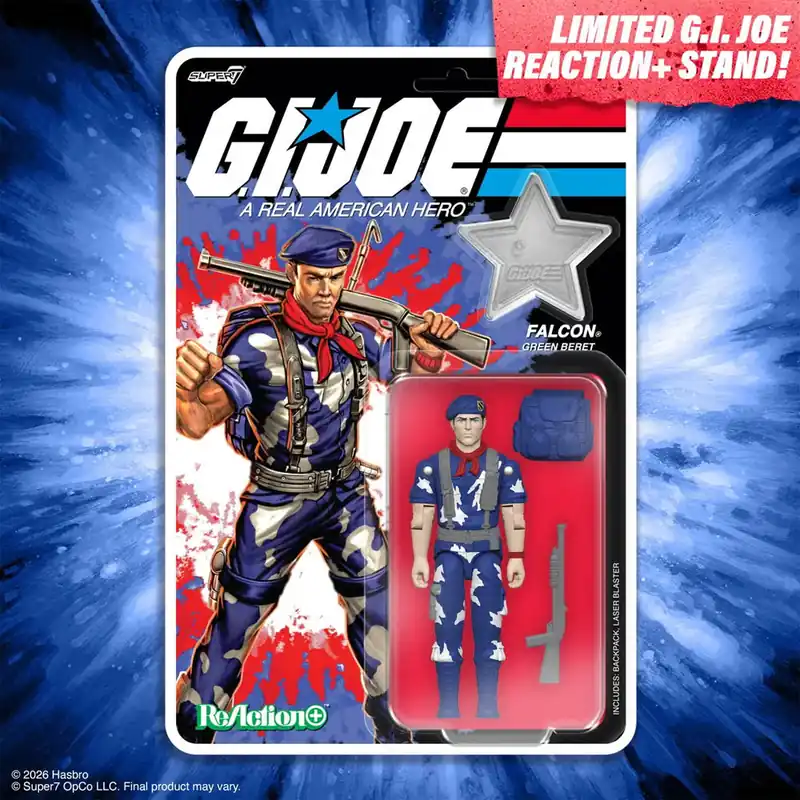 G.I. Joe ReAction+ Figures Wave 8- LT. Falcon (America‘s 250th Anniversary)