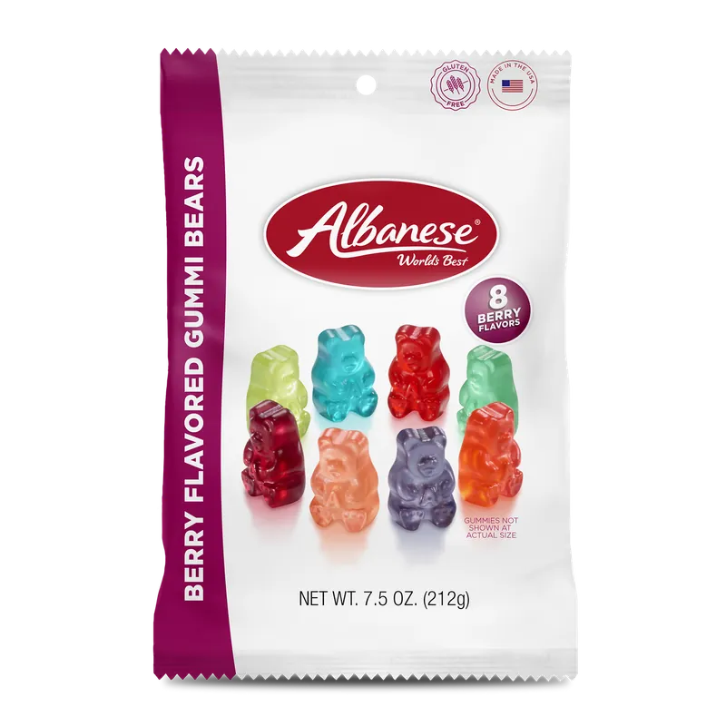Albanese Berry Flavored Gummi Bears- 7.5oz