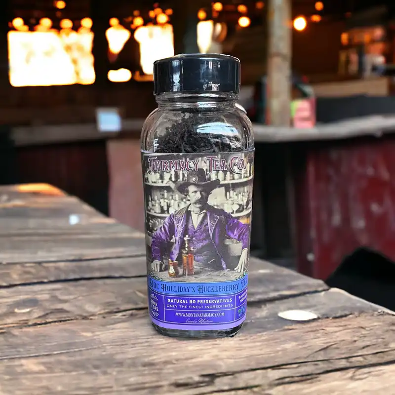 Doc Holliday‘s Wild West Huckleberry Elixir Tea Vintage