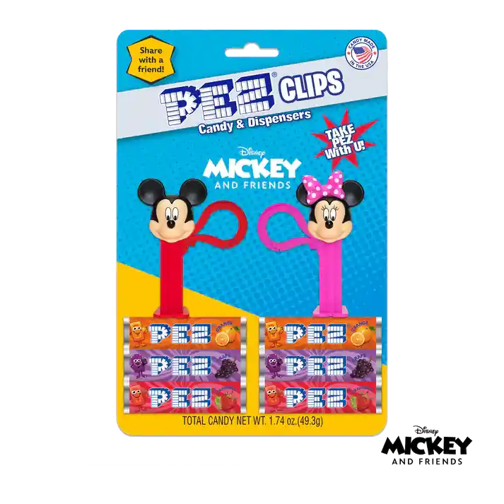 PEZ Mickey and Friends Clips