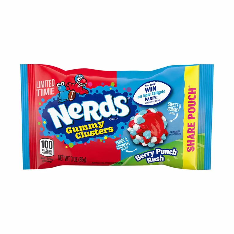 Nerds Gummy Clusters Berry Punch Rush 3oz