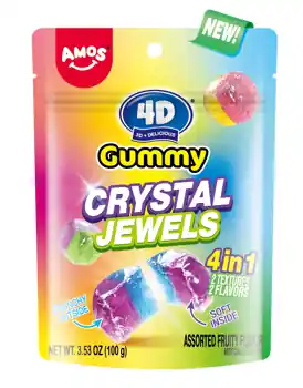 Amos 4D Gummy Crystal Jewels 3.53oz