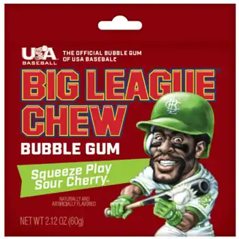 Big League Chew- Sour Cherry 2.12oz