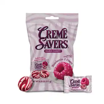 Creme Savers Raspberries & Creme - 6.25oz
