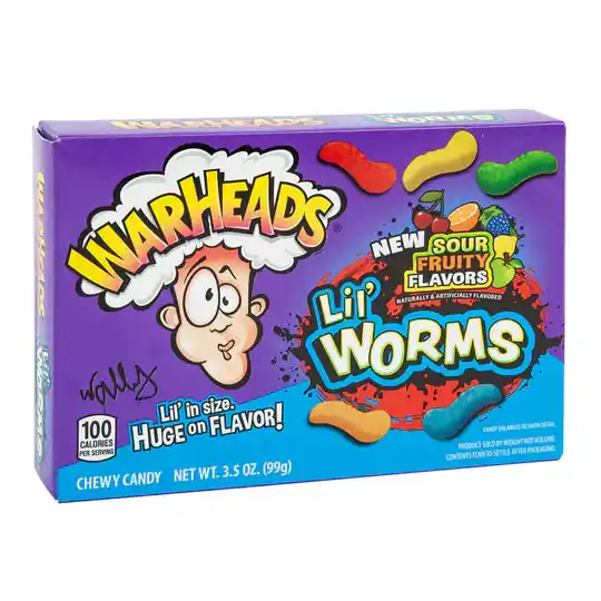 Warheads Lil‘ Worms Theater Box 3.5oz
