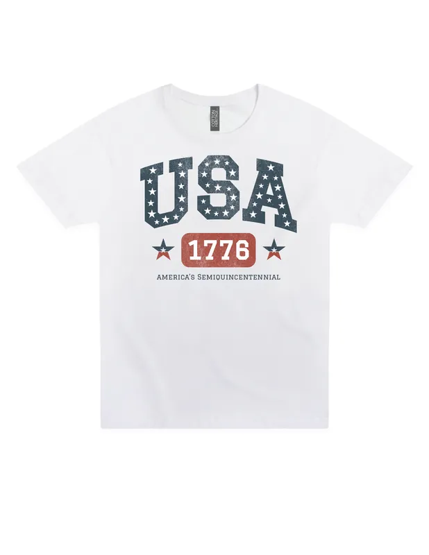USA 1776 Tee – America’s Semiquincentennial Celebration Shirt Patriotic 250th Anniversary Apparel