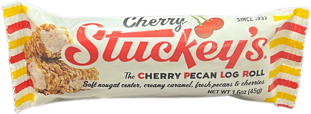 Stuckey‘s Pecan Log Cherry- 1.6oz