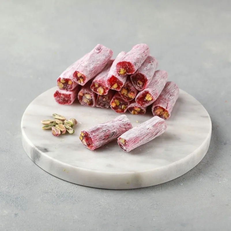 Çelebioğulları Pistachio Wick Turkish Delight with Pomegranate
