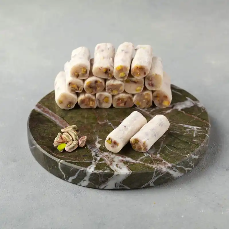 Çelebioğulları Milky Pistachio Roll Turkish Delight