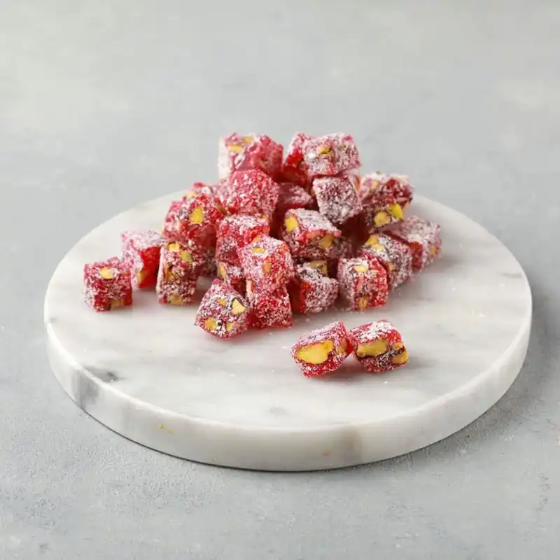 Çelebioğulları Double Roasted Turkish Delight with Pomegranate and Pistachios