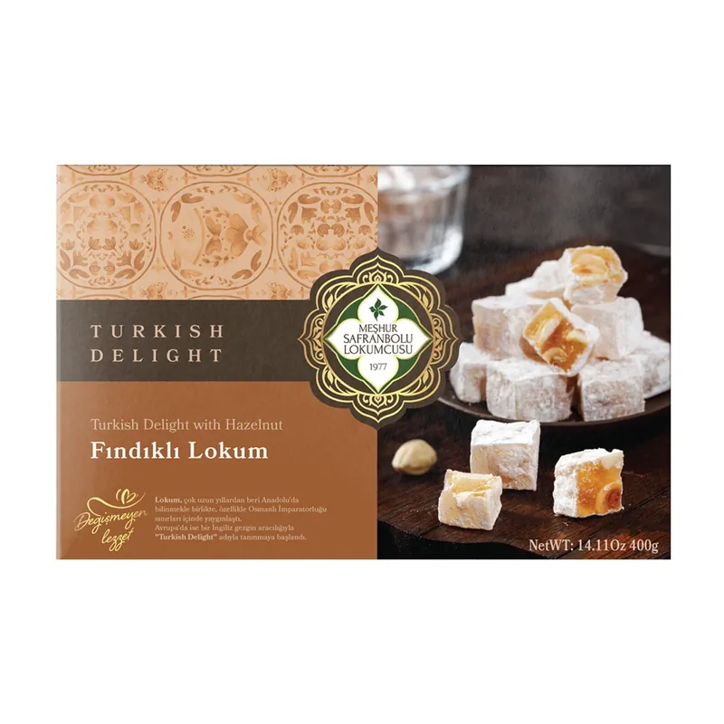 Meşhur Safranbolu Lokumcusu Hazelnut Turkish Delight