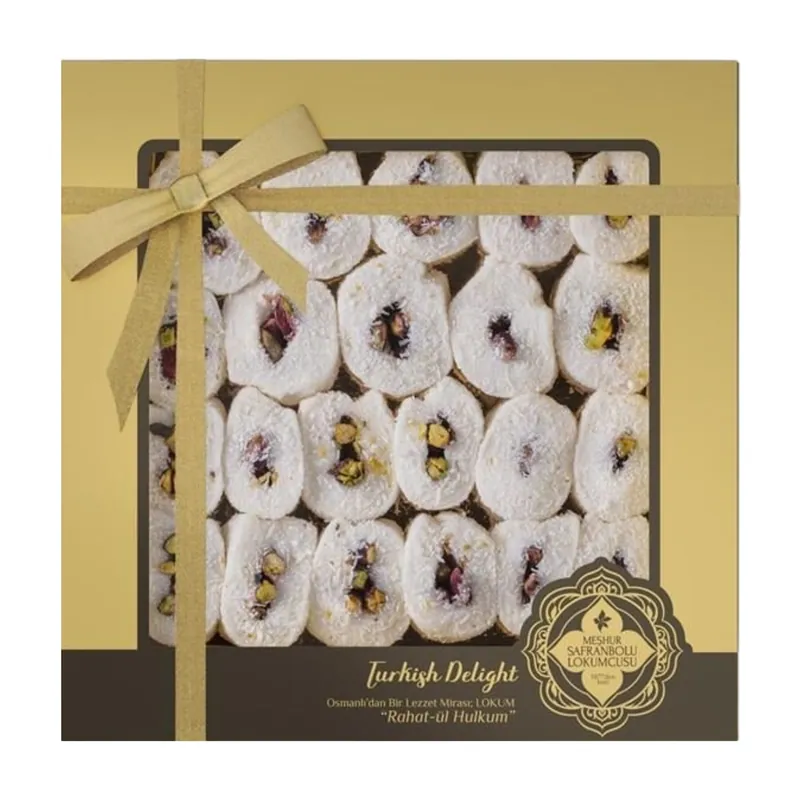 Meşhur Safranbolu Lokumcusu Sultan Pistachio Turkish Delight 500g (17.64 oz)