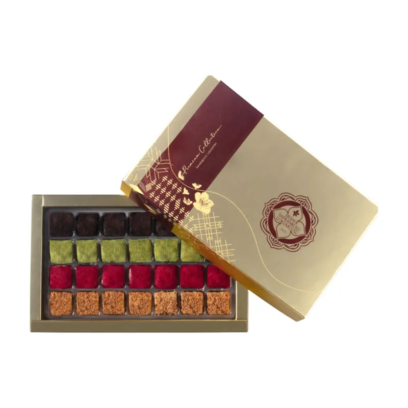 Meşhur Safranbolu Lokumcusu Gold Lux Box Mixed Baklava Turkish Delight 450g (15.87 oz)