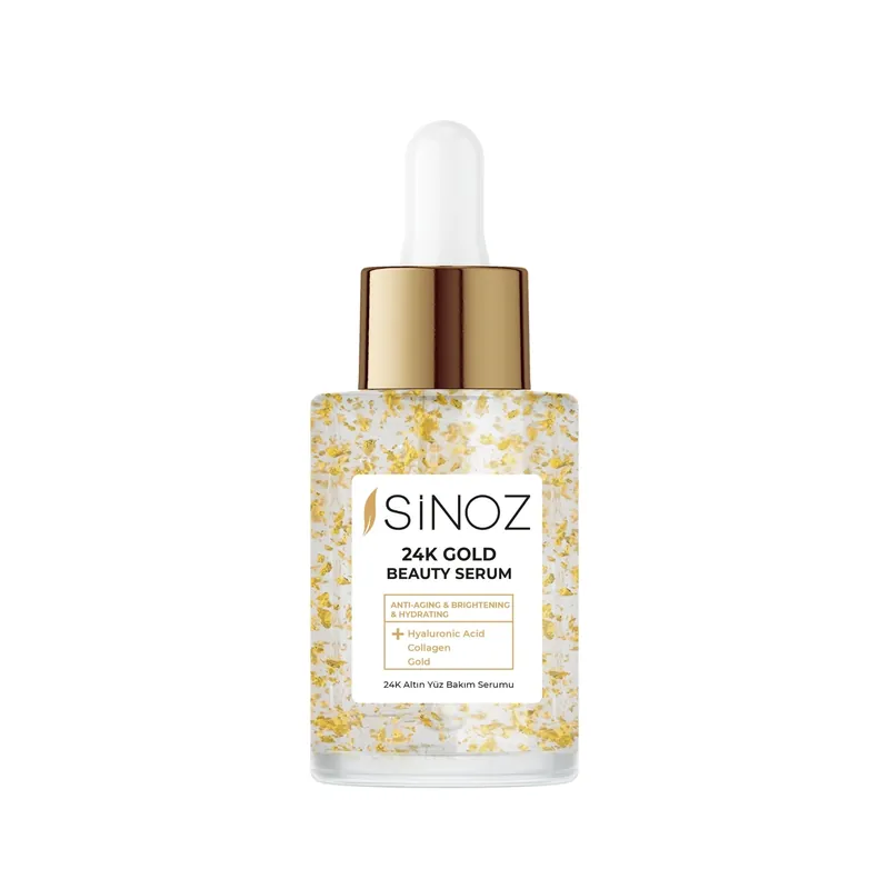 Sinoz 24K Gold Beauty Serum Anti-Aging and Brightening 30ml (1.01 fl oz)