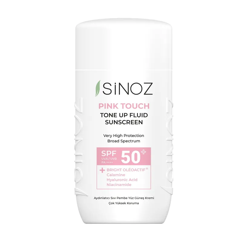 Sinoz Pink Touch Tone Up Fluid Sunscreen SPF50+ / PA++++ 50ml (1.69 fl oz)