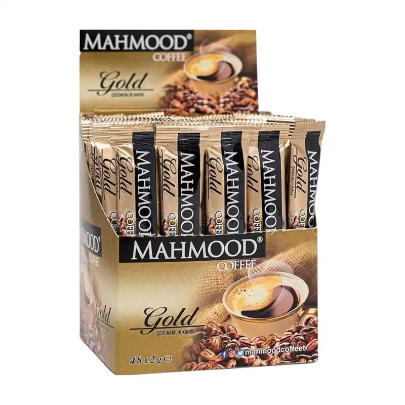 Mahmood Coffee Gold Sticks Instant Arabica Blend 48 x 2g
