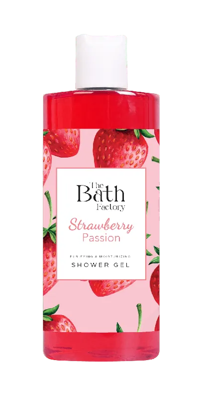 The Bath Factory Strawberry Passion Shower Gel 400ml (13.53 fl oz)