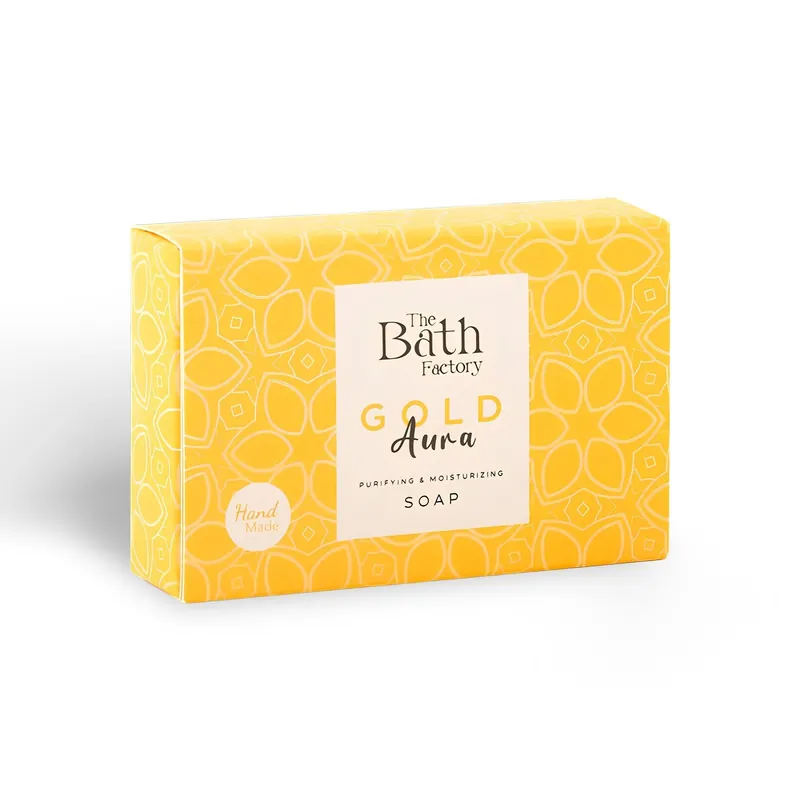 The Bath Factory Gold Aura Soap Purifying and Mouisturizing 80g (2.82 oz)