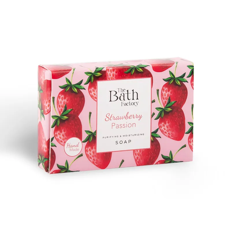 The Bath Factory Strawberry Passion Soap Purifying and Mouisturizing 80g (2.82 oz)