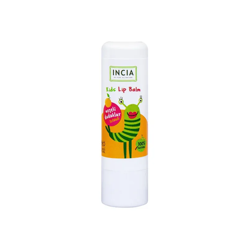 Incia Kids Lip Balm 100% Natural Orange Moisturizing Lip Balm 6g (0.21 oz)