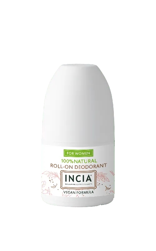 Incia Natural Roll-On Deodorant For Women 50ml (1.69 fl oz)