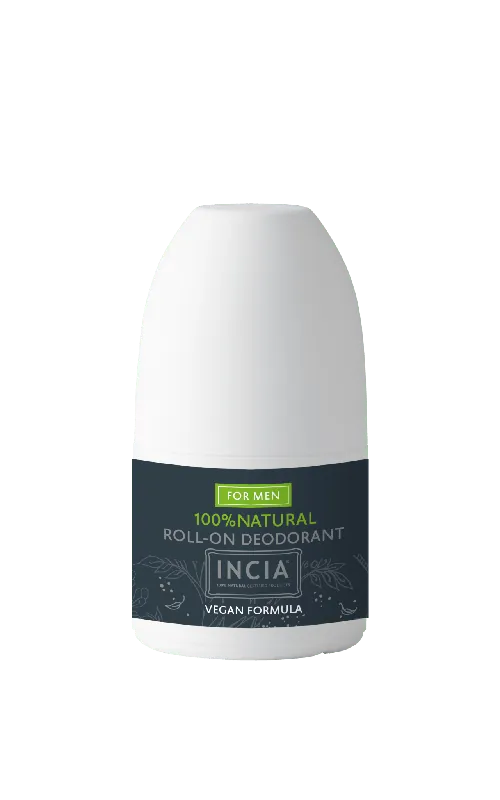 Incia Natural Roll-On Deodorant For Men 50ml (1.69 fl oz)