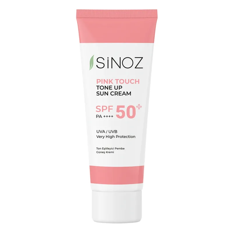 Sinoz Pink Touch Tone Up Sun Cream SPF 50+ - UVA High Protection 50ml (1.69 fl oz)