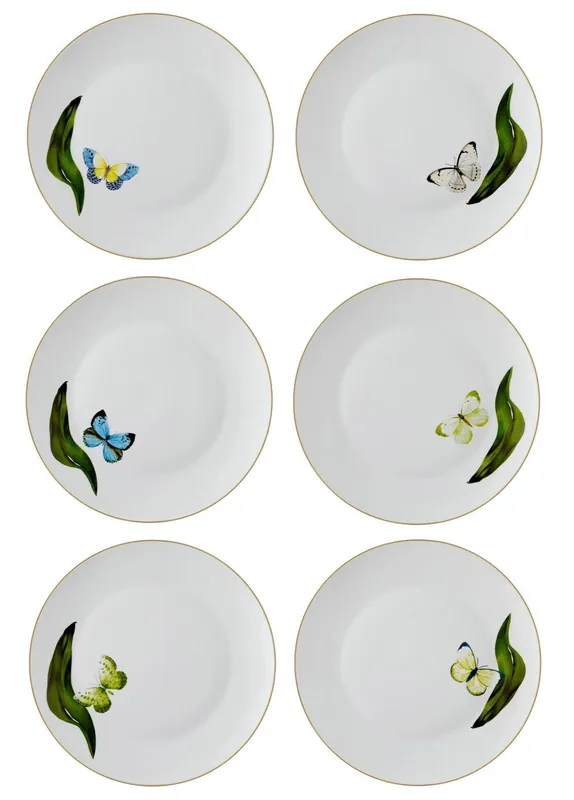 The Mia Folium Serving Plate for 6 Persons