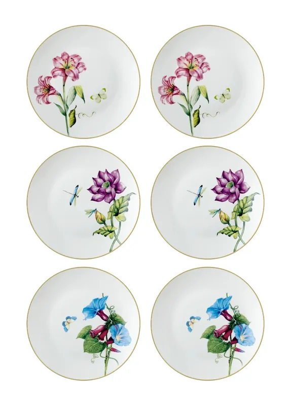 The Mia Blomma Cake Plate for 6 People