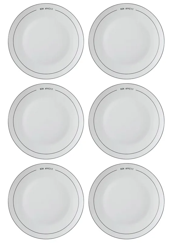 The Mia Round Serving Plate for 6 Persons