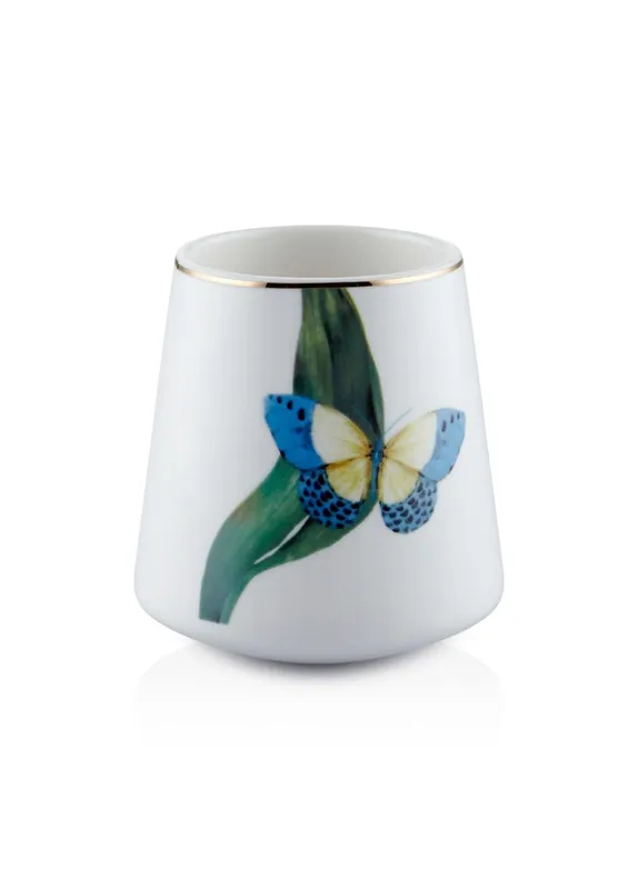 The Mia Folium Blue Porcelain Mug KPA0235 180ml (6.09 fl oz)