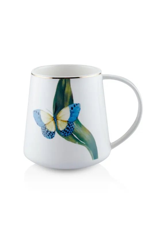 The Mia Folium Blue Porcelain Mug KPA0262 340ml (11.50 fl oz)