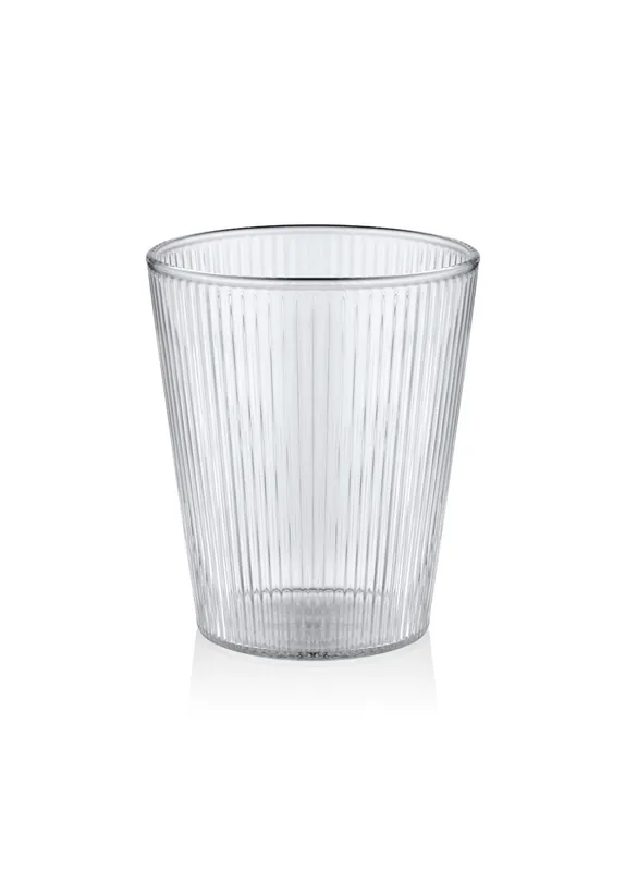 The Mia Striped Borosilicate Glass Cup 400ml (13.53 fl oz)