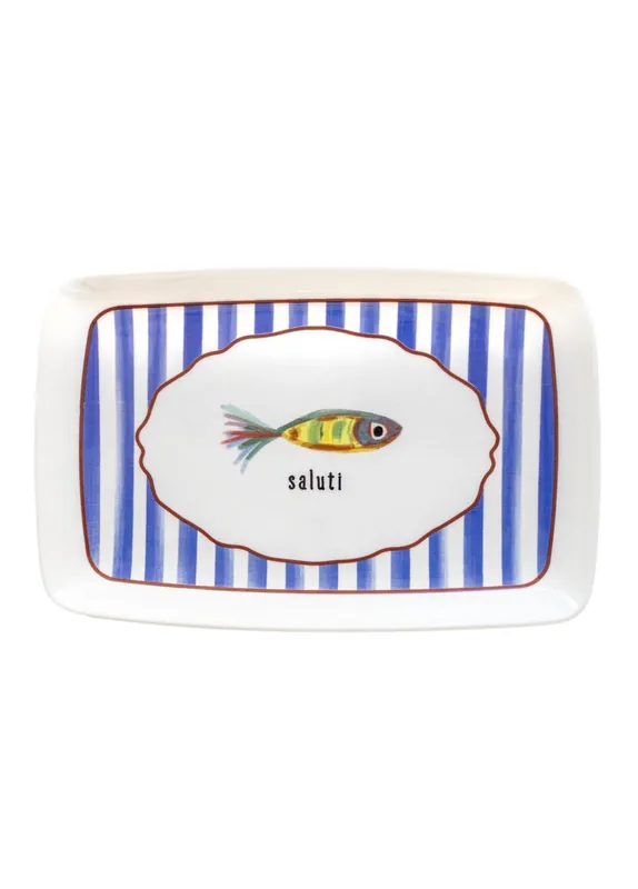 The Mia Fish Rectangular Service 34x25 cm