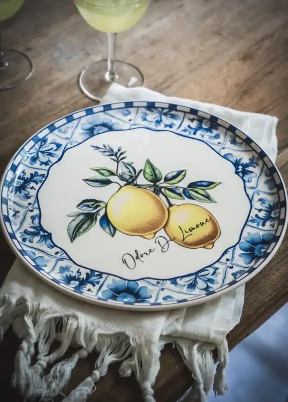 The Mia Odore Di Limone Serving Plate 30 Cm ODL0005