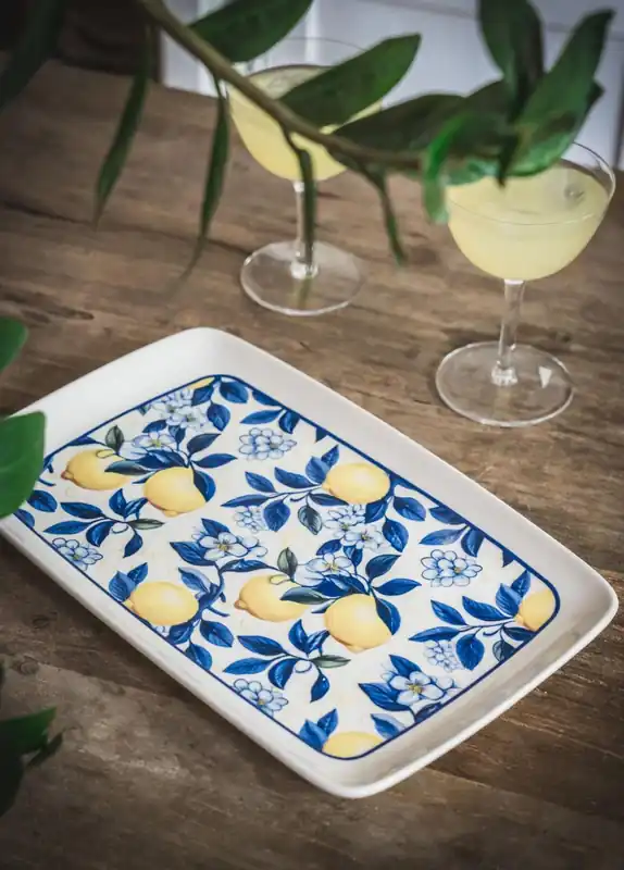 The Mia Odore Di Limone Rectangular Service 34x25 cm ODL0010