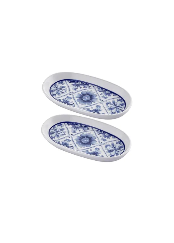 The Mia Odore Di Limone Oval Serving Set of 2 21 cm ODL0011