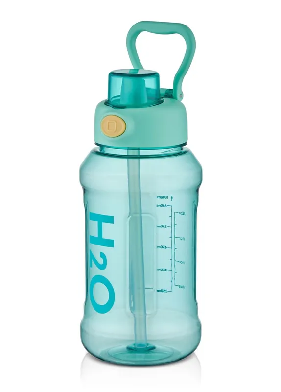 The Mia H2O Water Bottle Green 1000ml (33.82 fl oz) 76030