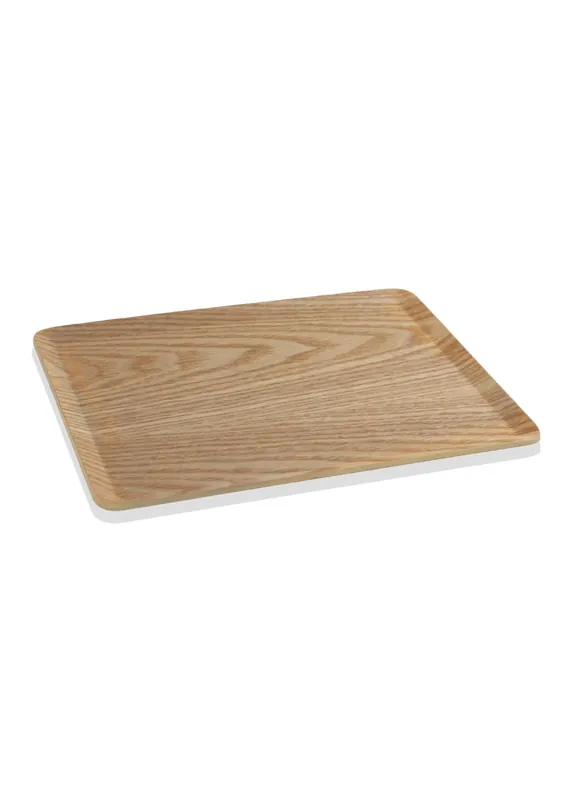 The Mia Natura Non-Slip Wooden Tray 36x28 cm