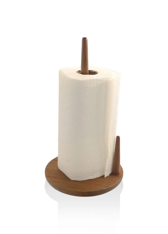 The Mia Natura Acacia Paper Towel Holder 18x32 cm