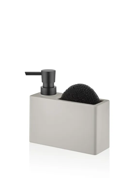 The Mia Plain Liquid Soap Dispenser Beige