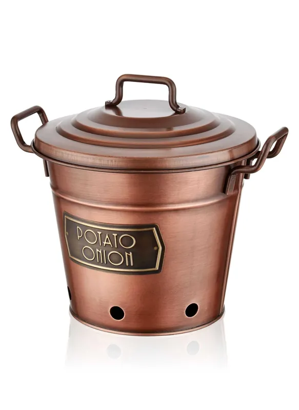 The Mia Potato Onion Bucket - Copper